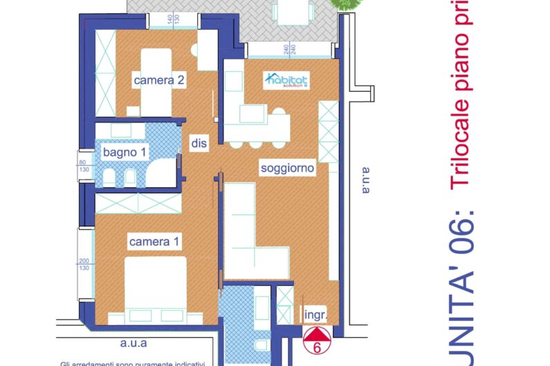 06_Trilocale piano primo 06_Trilocale piano primo